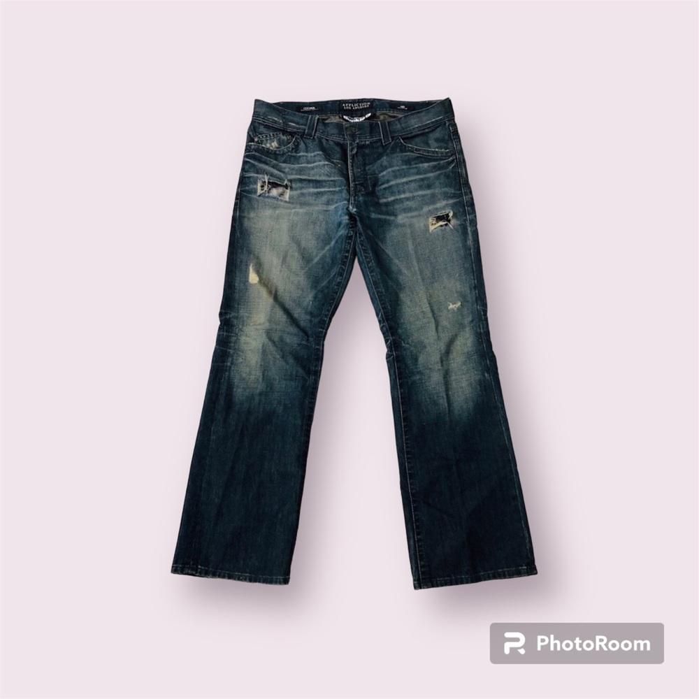 Affliction Relaxed Bootcut Ripped Jeans - Picture 4 of 10